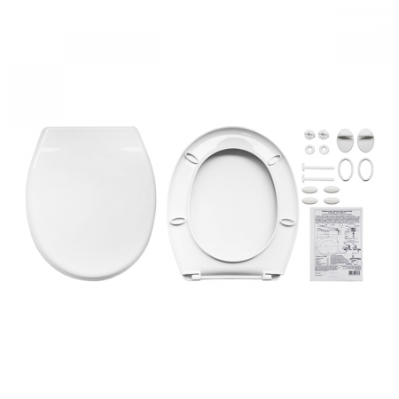 Унитаз-компакт Sanita Эталон эконом ETLSACC01090113 с бачком и стандартным сиденьем